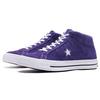 Converse One Star Retro Casual Non-slip and Abrasion Resistant Mid-Top Board Shoes Unisex Purple