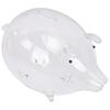 Glass Piggy Bank Transparent Pig-Shaped Money Box for Saving Habit Training Creative Piggy Banks Clear Money Pot