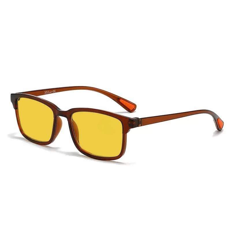 Men Women Fashion High Definition Night Vision Presbyopia Glasses Anti-Blue Light Anti-fatigue Ultra-light Reading Glasses +4.0