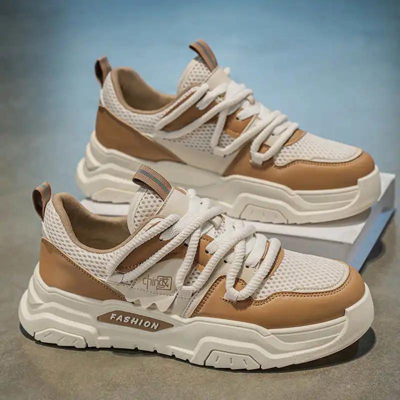 Fashion Platforme Demi-season Luxury Designer Men's Sneakers Flats Brand Basketball For Men Running Shoes Sports Technology
