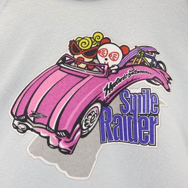 HYSTERIC Print Long Sleeve Trainer 140 Gray Logo Kid's Used