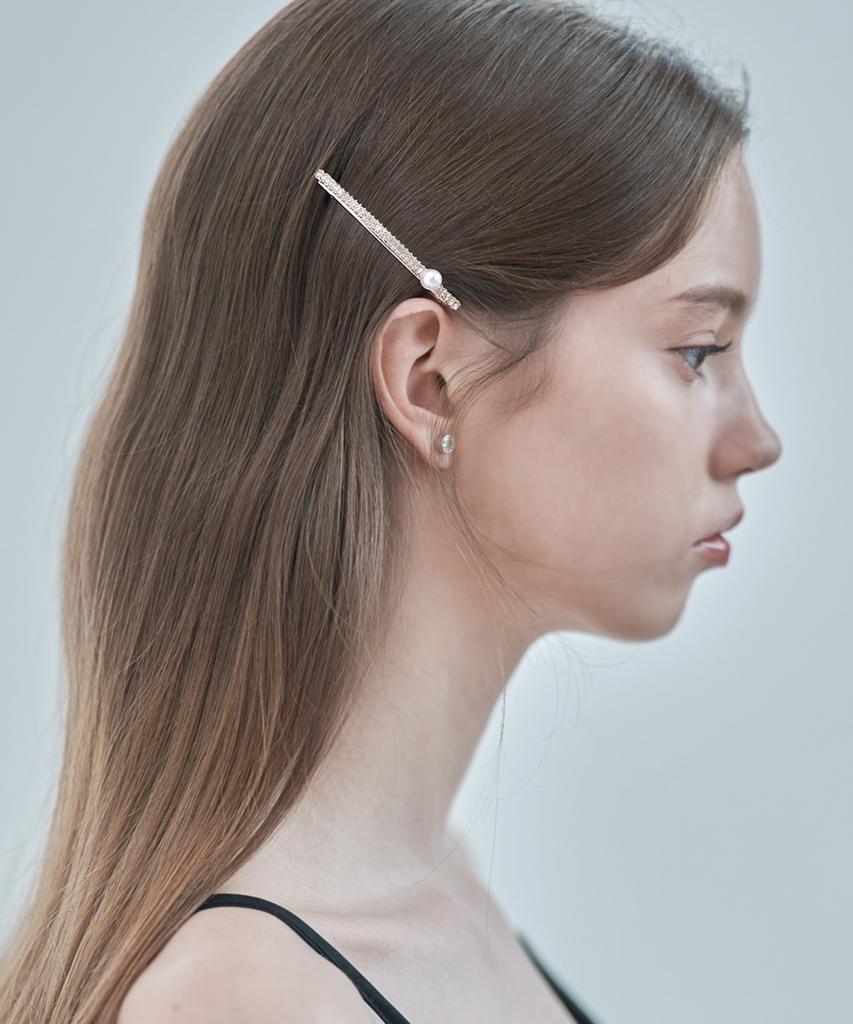 Ellejewelry Cubic Pearl Point Hairpin Elhp022