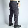 Men's Casual Pants, Straight Work Pants, Men's Multi-pocket Long Pants