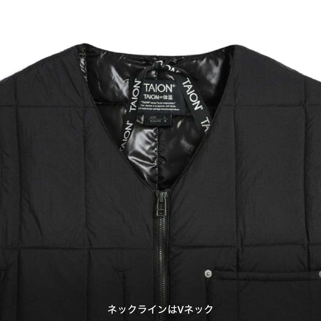 TAION Unisex Work Down Vest V-Neck Double-Zip (TAION-001WZWK)