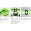 Correas Reflectantes de Alta Visibilidad Seguridad en el Trabajo Nocturno Correr Ciclismo Seguridad Chaleco Reflectante Ajustable Alta Visibilidad Reflectante