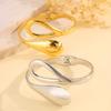Exquisite Simple Design Open Hollow Hug Women's Elastic Cross Jewelry Bracelet