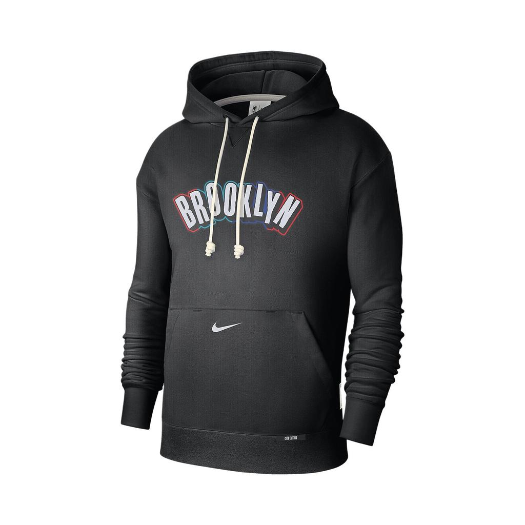 New Nike Brooklyn Nets Standard Issue City Edition Men's Nike Dri FIT Nba Courtside Hoodie FZ0476-010