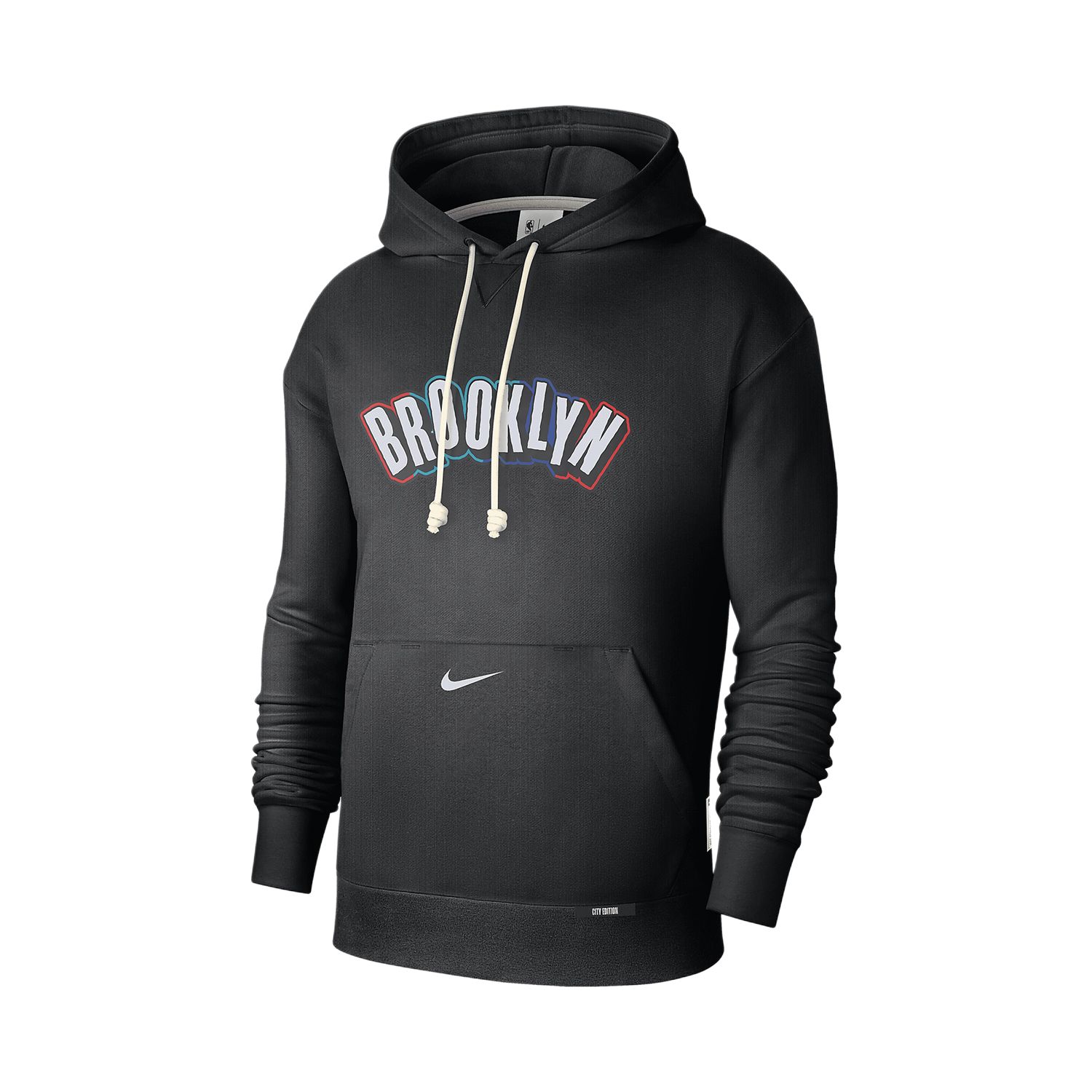 

Новая мужская худи Nike Brooklyn Nets Standard Issue City Edition Nike Dri FIT Nba Courtside FZ0476-010 185/100A/XXL