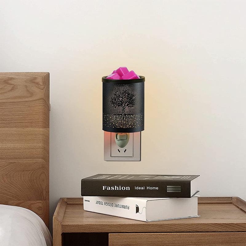 1 PCS U.S. Plug-In Wax Melter - Plug-In Wall Mounted Glass Wax Melter for Home, Office Decor and Plug-In Scented Candle Warmers