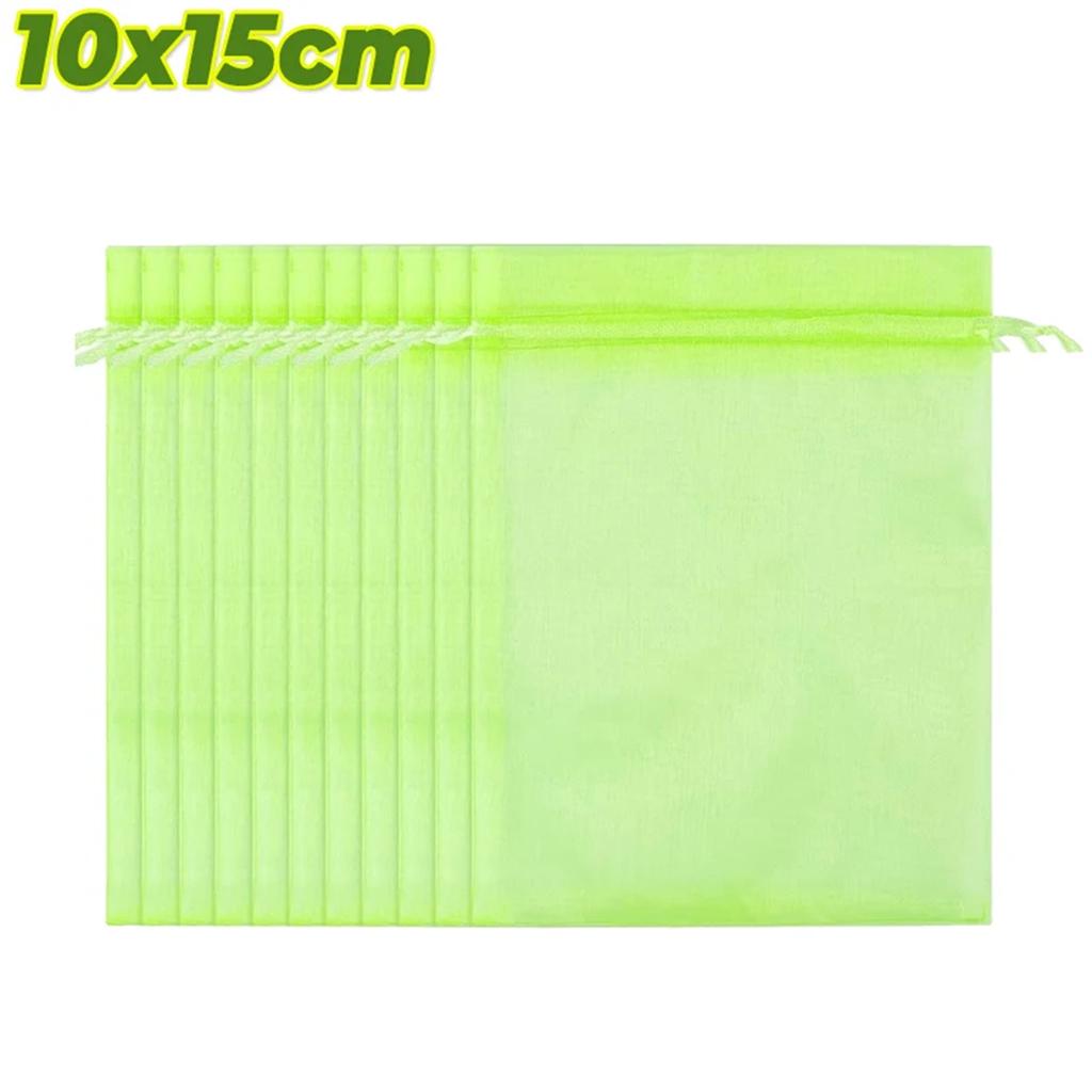 10-200 Pezzi Sacchetti Rete Protezione Frutta Sacchi Coltivazione Piante Rete Anti-Uccelli Giardino Sacchetto Copertura Verdura Fragola Uva Attrezzi da Giardino