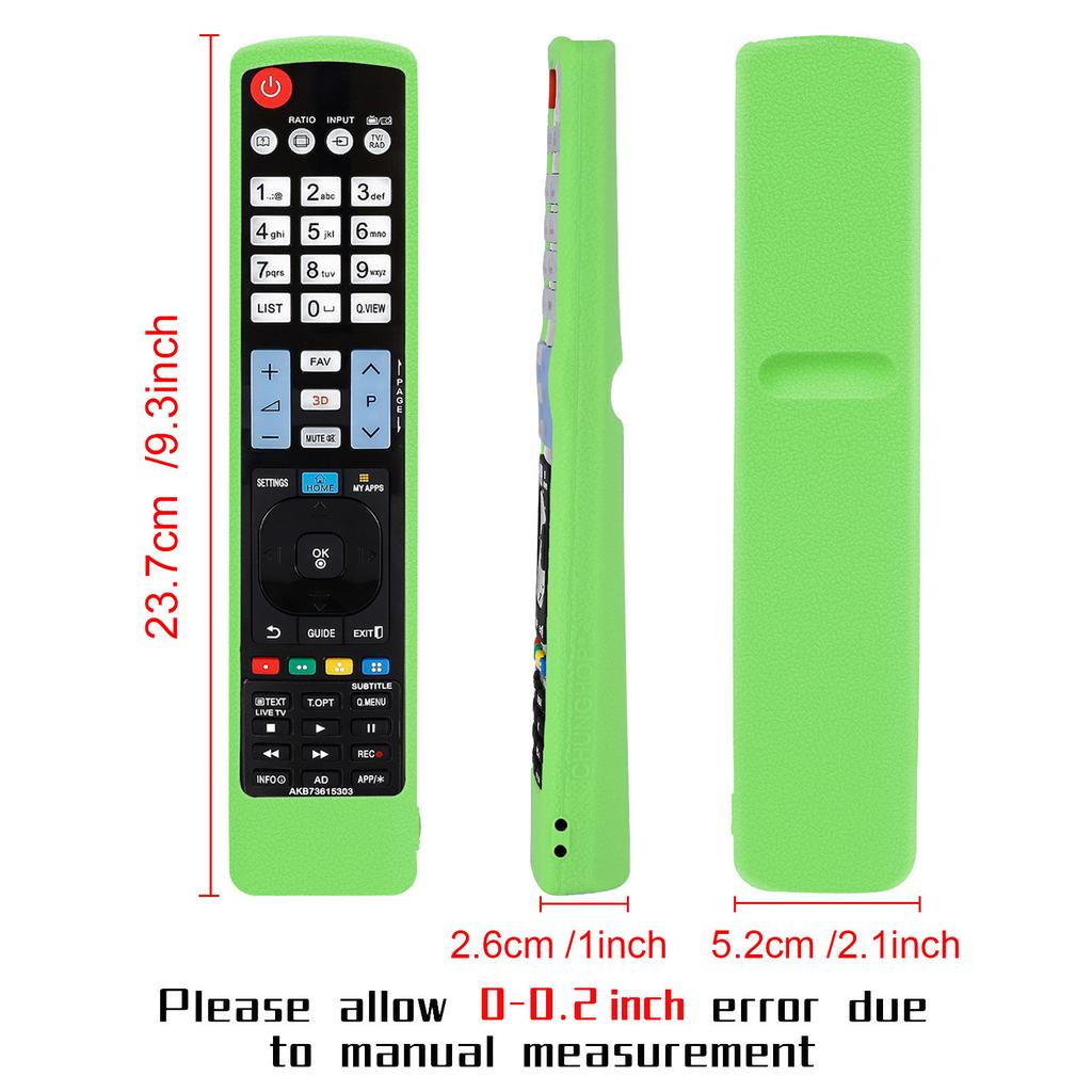 Colorful Silicone Case Protective Sheath for LG AKB73756510 AKB73756502 AKB73615303 AKB73275618 Series TV Remote Control Cover 3