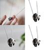 Cute Panda Animal Jewelry Necklace With Copper Material For Chic Style
