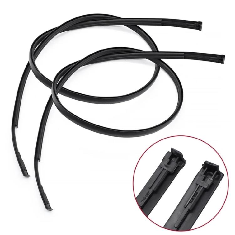 2pcs Weather Sealing Strips Automotive Accessories Left Right Side Roof Drip Moulding Trim Set 75551-52160 75552-52140