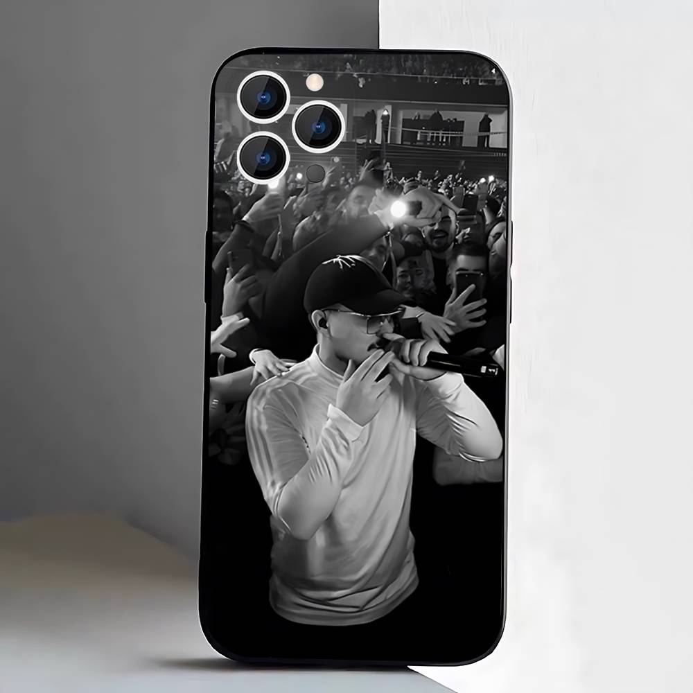 Singer D-Dellafuente F-FC Phone Case For iPhone 17,16,15,14,13,12,11,Pro,XS,Max,XR,Plus,E,SE4,Mini Black Soft Cover