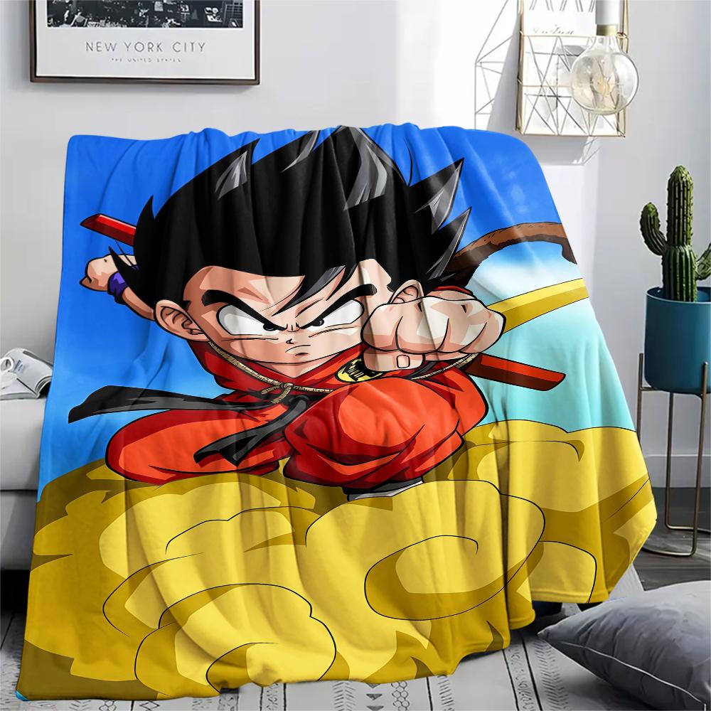 Dragon Ball characters Print Flannel Blanket,High quality Comfortable for All Seasons,Home Decor,Warmth and Comfort,Perfect for Christmas Gifts