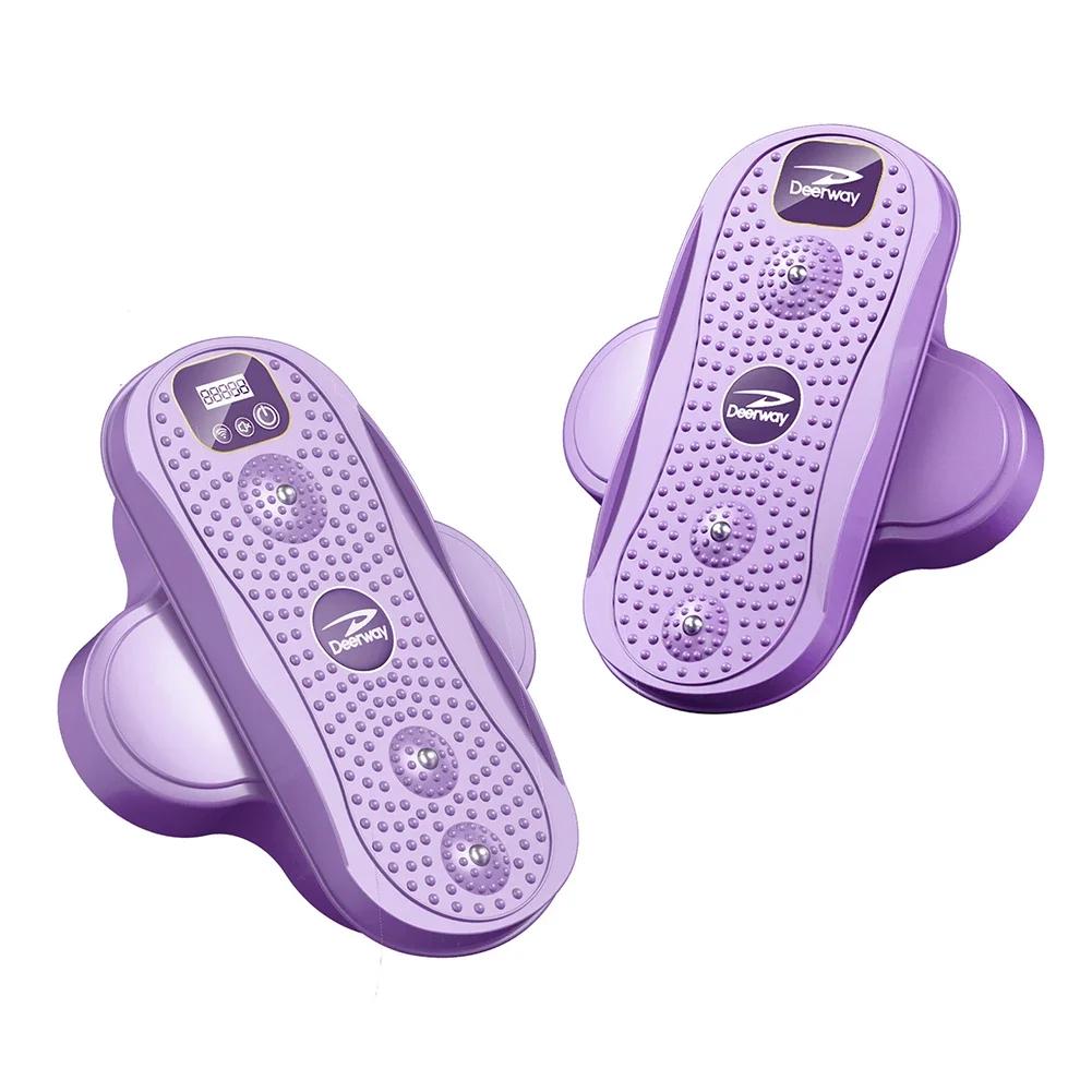 Disque de torsion de la taille Type divisé Rotatif Exercice de la taille Planches de torsion Massage des pieds Portable Perdre du poids pour la relaxation musculaire