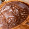 Durable Handmade Basket In Neutral Tone With Fun Rabbits Ear Detail Perfect For Fashion Home Decorations