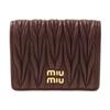 Matelassé Nappa Leather Bi-fold Wallet 5MV204 AFPP F0007
