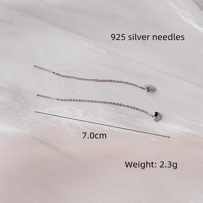 New Fashion Long Drop Earrings for Women Flower Star Moon Heart Butterfly Wings Crystal Pearl Round Geometry Tassel Ear Zircon