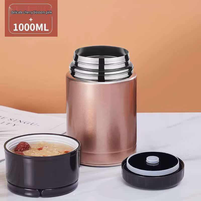 Qiewei 304L Stainless Steel Insulated Food Jar