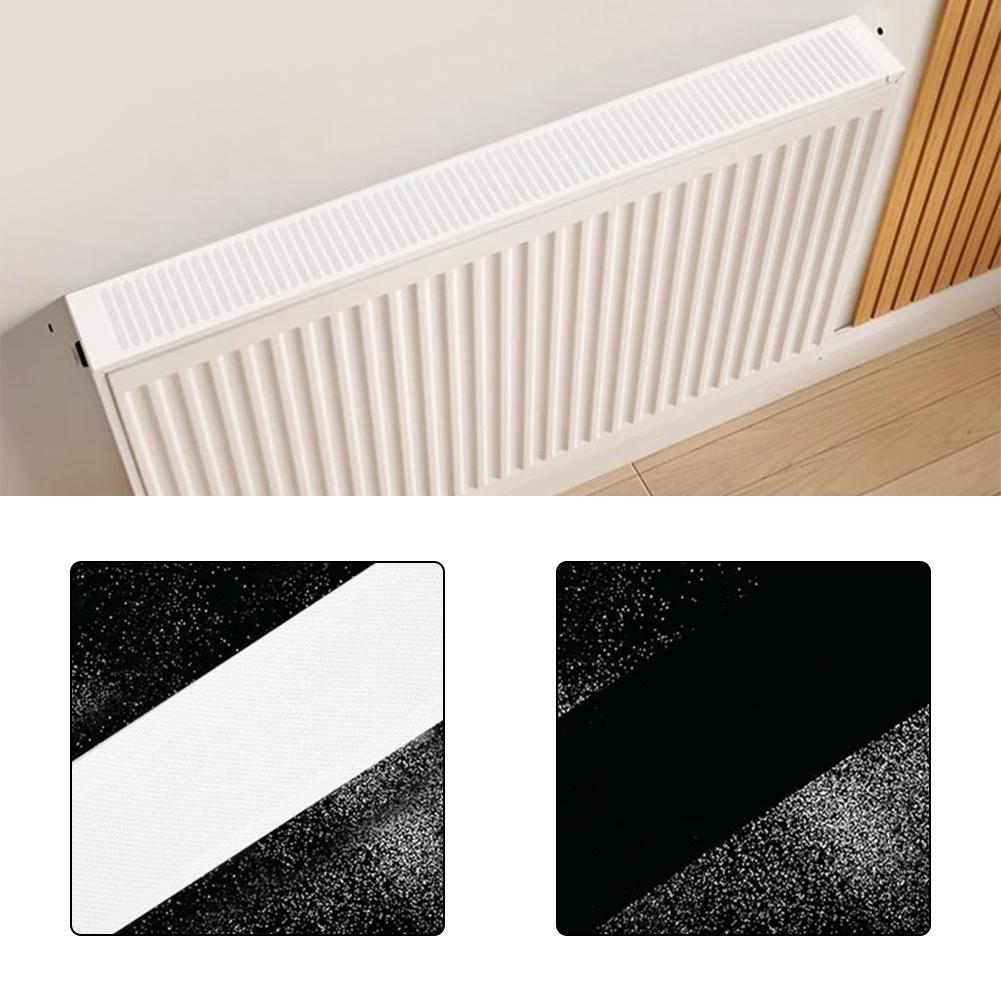 Stylish Cotton Linen Radiator Pad Dust Cover Easy to Use Magnetic Fit