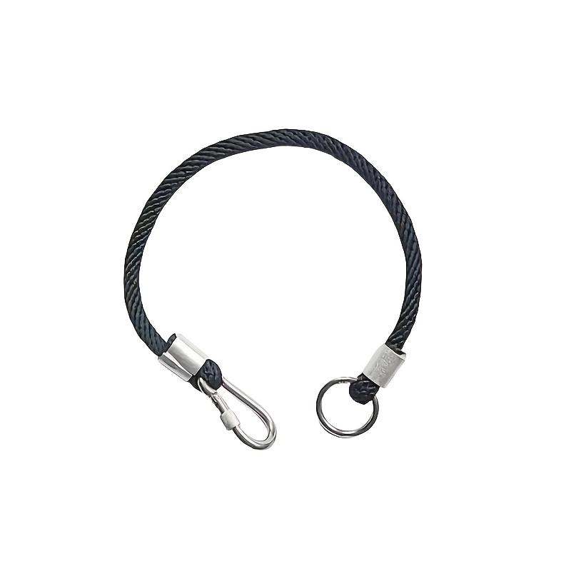 

Heavy Duty Horse Trailer Tie Lariat Rope with Bucket Hanger Locking Clip 54cm 1pcs pack чёрный