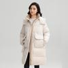 Down Cotton-padded Clothes for Women Are Over the Knee, the New Thickened, Loose and Thin Temperament Cotton-padded Clothes and Cotton-padded Jackets.