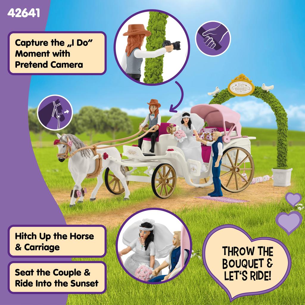 Schleich Horse Club Wedding Carriage 42641