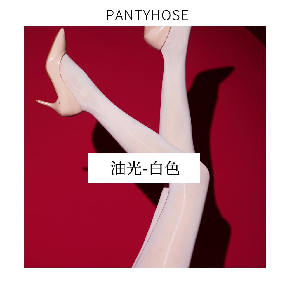 Fashion Bandage Lace Up Waist Pantyhose Ultrathin Sheer Shiny Glossy Sheer Tights Women'S Stocking Hollow Out Woman Lingerie