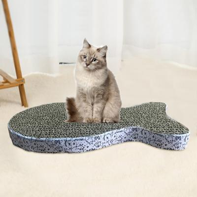 Cat Scratcher Ekologiškas kompaktiškas gofruotas popierius, didesnio tankio kačių draskymas šeimai