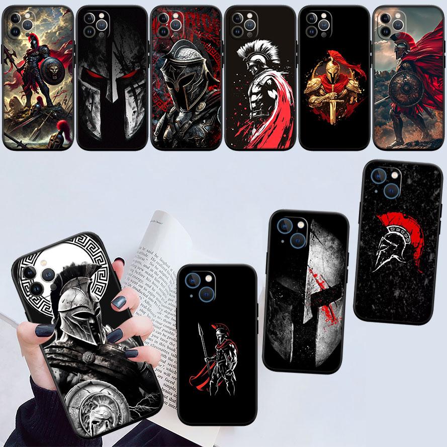 Spartan Warrior Shell Phone Case for Samsung Galaxy S20 S21 S22 Ultra FE Plus A21S A22 A24 A25 A26 A30 A30S A31