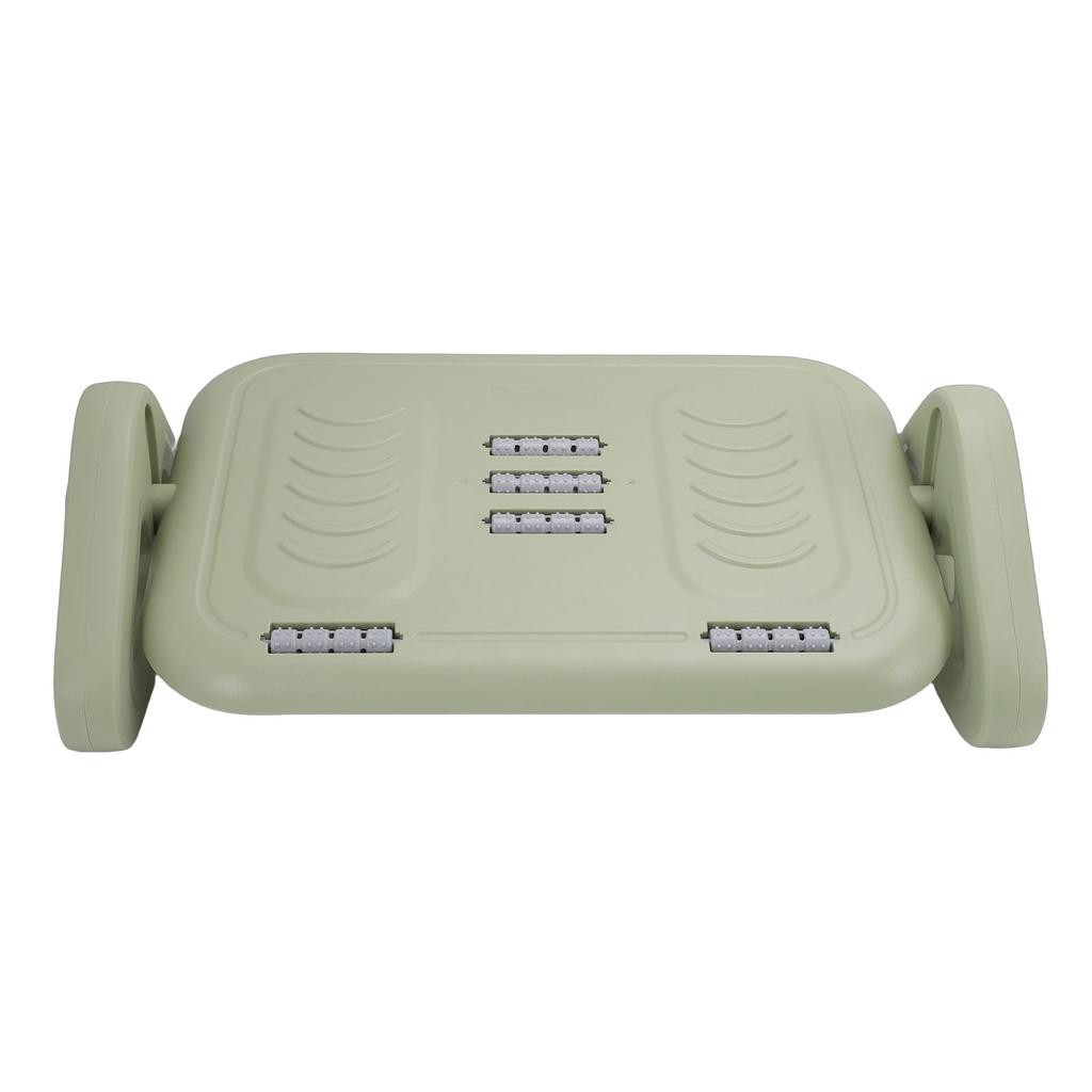 Under Desk Footrest, Ergonomic Foot Stool with   Rollers for   Work, Non Slip Bottom and Portable Design