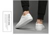 Four Seasons White Cowhide Casual Men's Shoes - Korean Fashion, Sporty & Trendy
