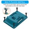 Wall Mounted Drill Holder Set Of 5 For 18V Cordless Tools Heavy Duty ABS Bracket With Secure Storage Space Saving Design