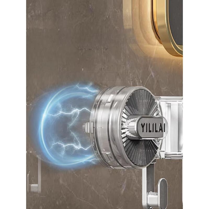 Suction Cup Mop Clamp Wall Hanging Bathroom Broom Hanger Hook Non Punching Toilet Snap Artifact Mop Clip Rack Storage Shelf