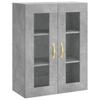 Highboard Concrete Grey 69.5 x 34 x 180 cm Particle Board