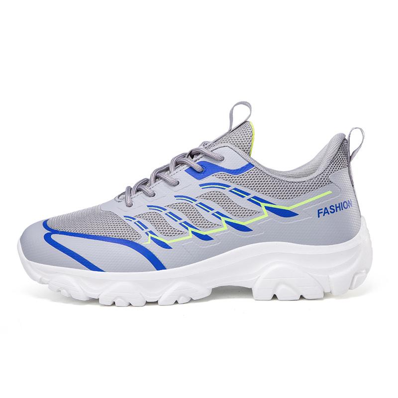 Outdoor Hiking Shoes Men Casual Breathable Soft Low-top Running Shoes Men Comfortable Lace-up Anti-slip Casual Sneakers Women