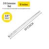 Extended Sleeve L-Shaped Socket Extension Bar with Universal Joint Wrench