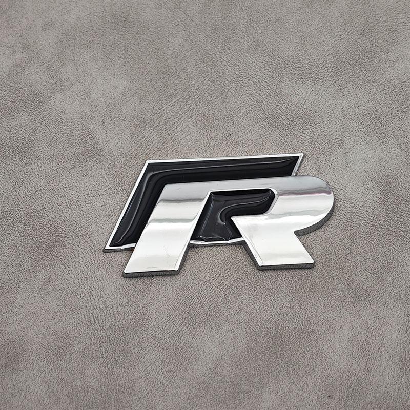 2026 New For VOLKSWAGEN VW 3D Metal Logo R Emblem Car  Front Grill Badge Rear Trunk Sticker For Volkswagen VW  Golf 4 5 6 7 Polo