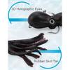 Octopus Swimbait Soft Fishing Lure with Skirt Tail, Lingcod Rockfish Jigs for Saltwater Ocean Fishing, 5Pcs/Pack