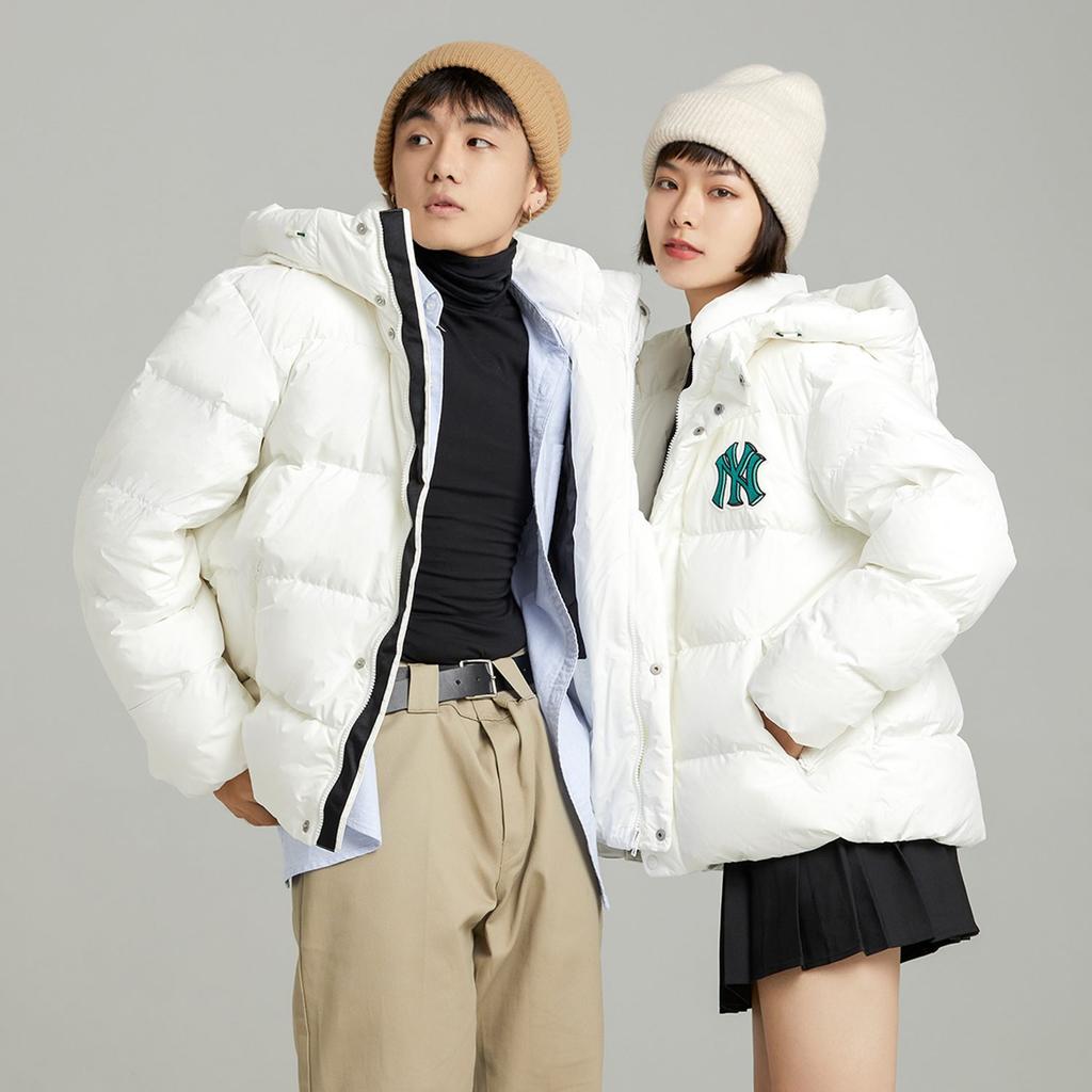 MLB Down Jacket Short Unisex White 3ADJB0626-50IVS
