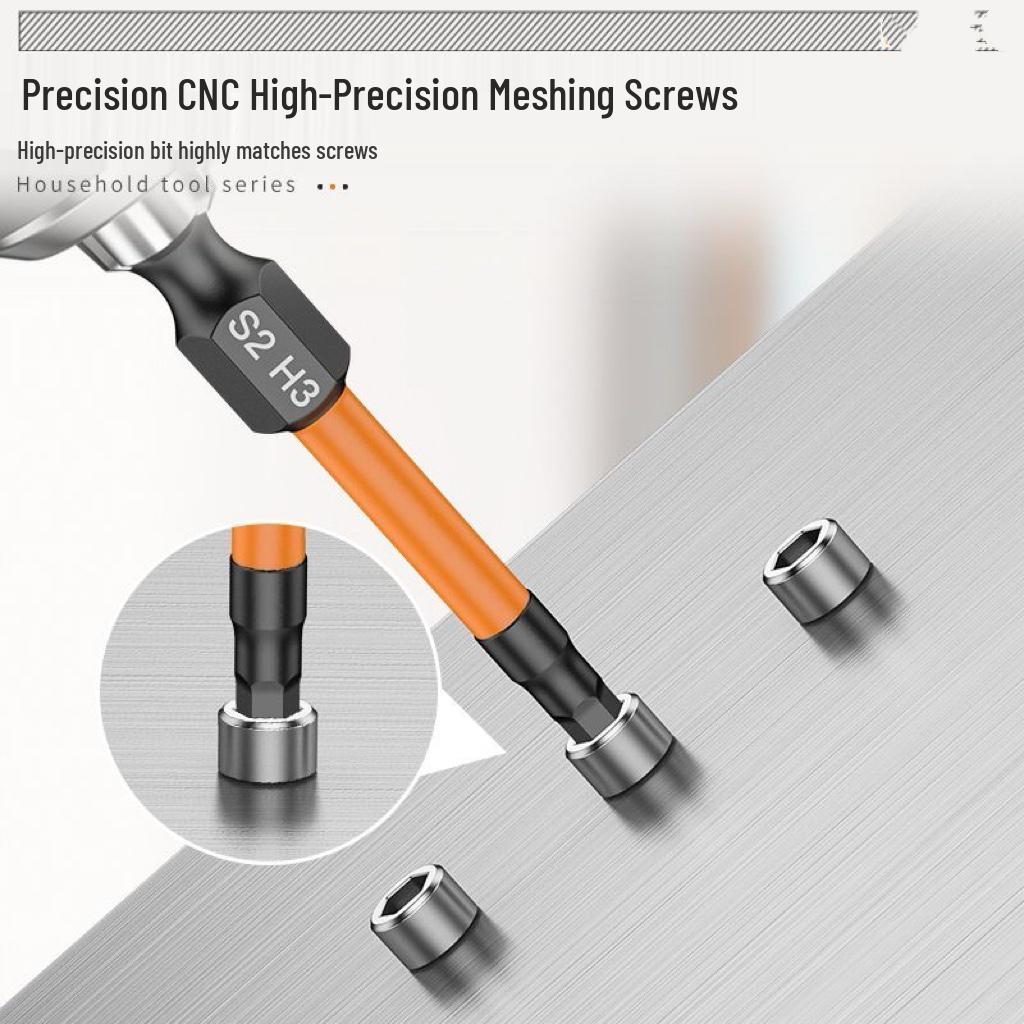 Chunfeng German Hex Bit Electric Screwdriver Set with Strong Magnetic Extension and High Hardness