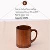 ZISIZ Creative Wooden Mug Set