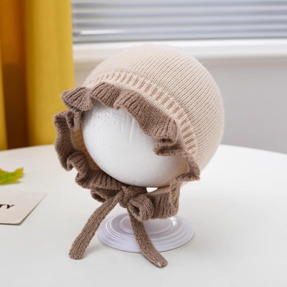 

Утепленная зимняя детская вязаная шапочка, вязаная детская вязаная шапка, теплая детская защитная шапочка для ушей