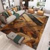 Tappeto con motivo ad albero in legno Pavimento in legno Tappeto Decorazione Soggiorno Tappeto Arredamento Casa Tappeto Zerbino Antiscivolo Tappeto Ingresso
