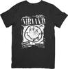 Nirvana 2 Μουσική Unisex Εφαρμογή για Άνδρες & Γυναίκες Ποιοτικό Βαμβακερό T-Shirt Μαύρο