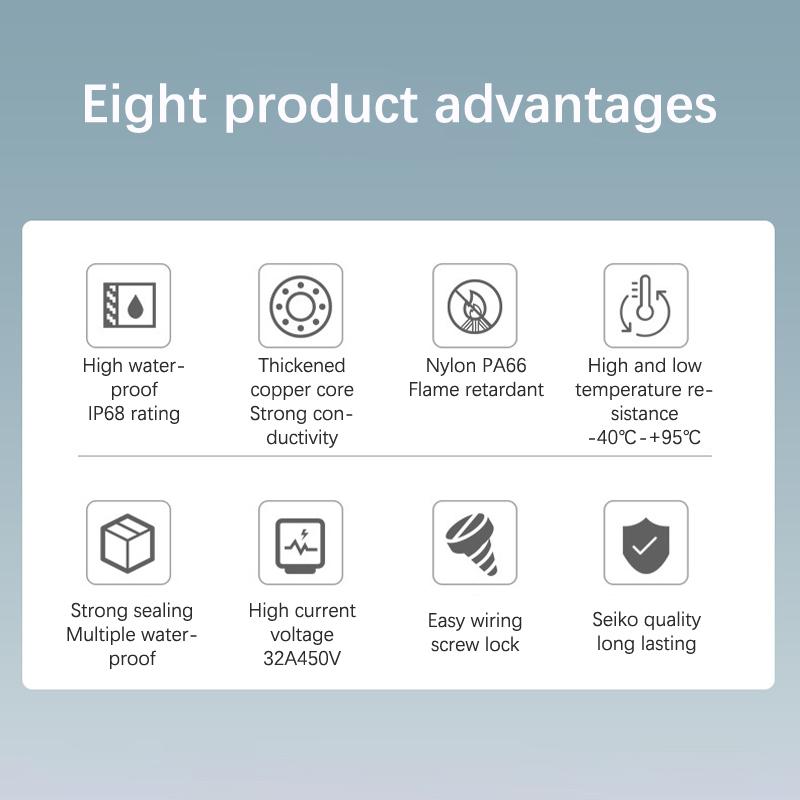 Ip68 Cable Waterproof Joint Wire Quick Connection Waterproof Connector 2/3Pin Solderless Lamp Wiring Outdoor Rainproof Terminal