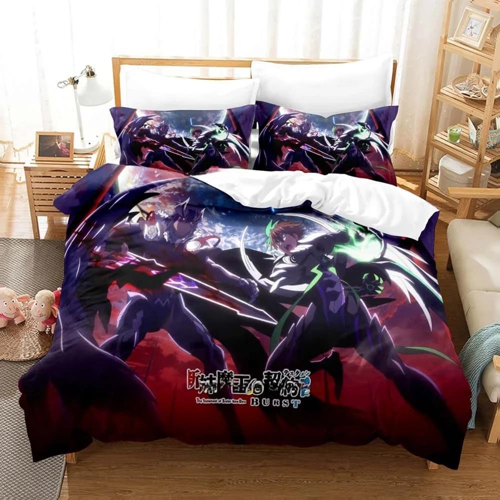 Anime The Testament of Sister New Devil Bedding Set Single Twin Full Queen King Size Bed Set Adult Kid Bedroom Duvet cover Sets Tool