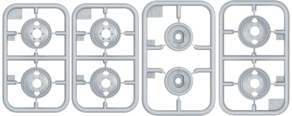 MiniArt Serie Radsatz Plastikmodell 1/35 ZIS-5