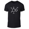 Koffein Genetische Chemische Struktur Erwachsenen Unisex T-Shirt - Kaffee Tee Pause Spaß